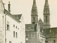 Dolac. Gradilište buduće tržnice 1929. godine (Foto Vladimir Horvat)